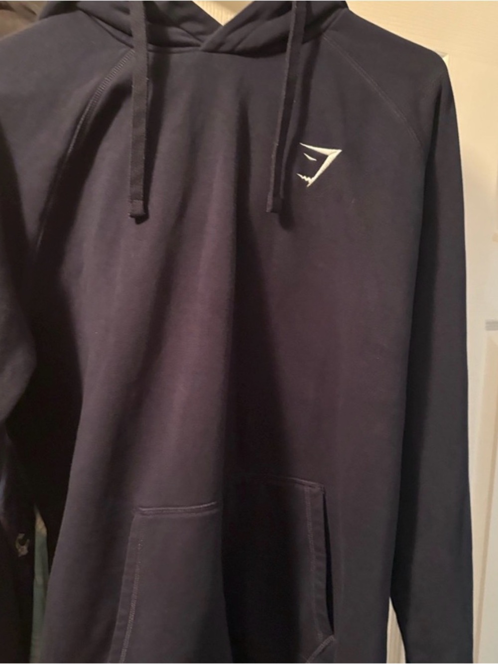 Gymshark Black Hoodie with Subtle Logo